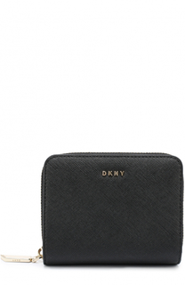 Кожаное портмоне на молнии DKNY