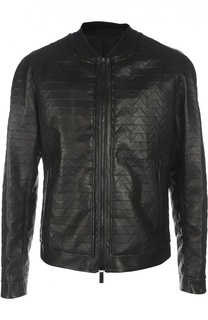 Кожаная куртка Giorgio Armani