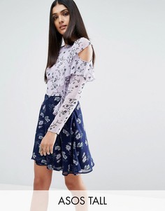 Платье мини с принтом ASOS TALL - Мульти