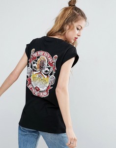 Футболка с принтом Iron Maiden ASOS - Черный