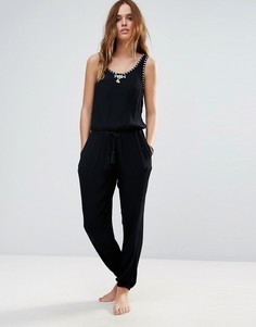 Rip Curl Beach Jumpsuit - Черный