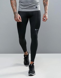 Черные леггинсы Nike Training Pro HyperCool 828162-010 - Черный