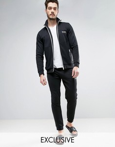 Черные джоггеры классического кроя с манжетами BOSS Black By Hugo Boss - Черный