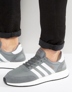 Серые кроссовки для бега adidas Originals Iniki BB2089 - Серый