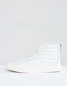 Кожаные кроссовки c молниями Vans Sk8 Hi - Мульти