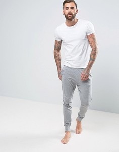 Джоггеры зауженного кроя с манжетами Jack &amp; Jones - Серый