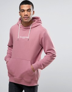 Illusive London Hoodie In Pink With Logo - Розовый