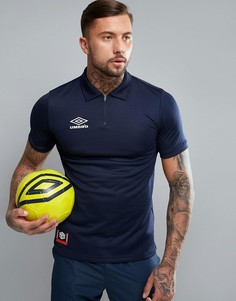 Спортивная футболка-поло Umbro Pro Santa Cruz - Темно-синий