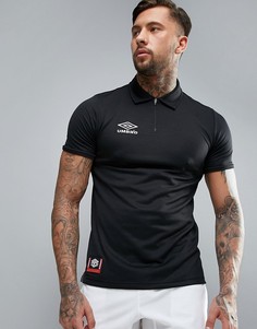 Спортивная футболка-поло Umbro Pro Santa Cruz - Черный