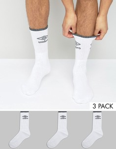 3 пары носков Umbro - Белый