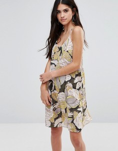 Traffic People Cami Dress In 70sPrint - Зеленый