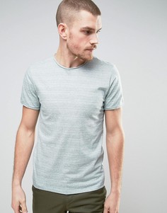 Selected Homme T-Shirt In Marl Stripe - Кремовый