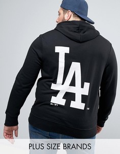 Худи с принтом на спине Majestic PLUS L.A. Dodgers - Черный