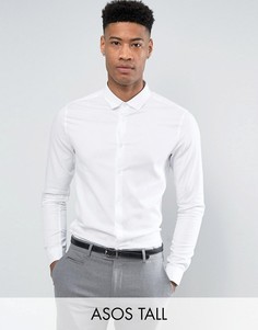 Белая рубашка скинни ASOS TALL - Белый