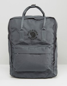 Серый рюкзак объемом 16 л Fjallraven Re-Kanken - Серый