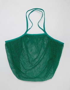 Сумка-шоппер из веревки ASOS BEACH - Зеленый