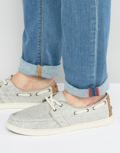 TOMS Culver Linen Boat Shoes - Серый