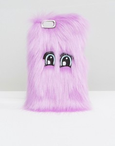 Monki Fluffy iPhone Case - Фиолетовый
