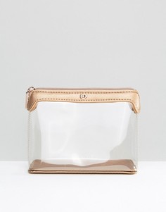 Ted Baker Clear Make-Up Case - Золотой