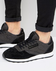 Кожаные кроссовки Reebok Classic KSP - Черный