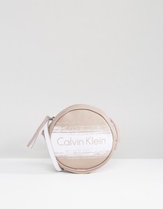 Мини-сумка через плечо с логотипом CK Jeans - Бежевый Calvin Klein
