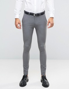 Серые суперзауженные брюки ASOS - Серый