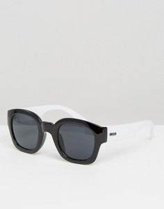 Солнцезащитные очки в квадратной оправе с принтом Minkpink - Черный