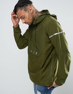 Худи через голову с логотипом зеленого цвета Nike Air 832156-331 - Зеленый