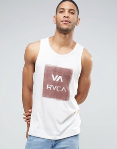Майка с принтом RVCA - Коричневый