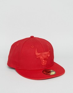 Кепка New Era 59Fifty Chicago Bulls - Красный