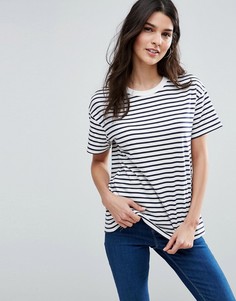 Свободная футболка в полоску ASOS - Мульти