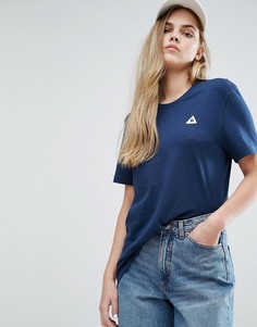 Футболка бойфренда с вышивкой логотипа Le Coq Sportif - Мульти