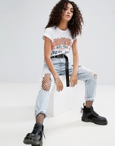 Футболка с комбинируемым принтом ASOS - Белый