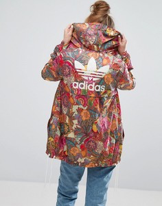Фестивальная куртка с ярким цветочным принтом adidas Farm - Мульти
