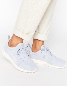 Синие сетчатые кроссовки Puma Carson - Синий