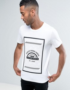 Футболка с принтом Jack &amp; Jones Core - Белый