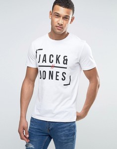 Футболка с принтом Jack &amp; Jones Core - Белый