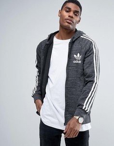 Худи черного цвета на молнии adidas Originals California BK5891 - Черный