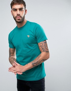 Зеленая узкая футболка с логотипом PS by Paul Smith - Зеленый