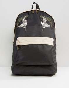 Сувенирный рюкзак с вышивкой ASOS - Черный