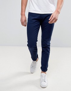 Темно-синие узкие джинсы Armani Jeans - Синий