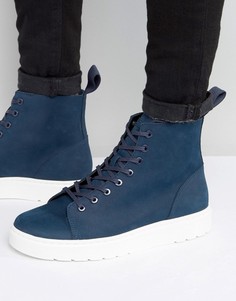 Ботинки с 8 парами люверсов Dr Martens Talib - Темно-синий