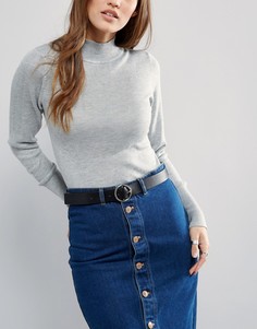 Ремень для джинсов Pieces Malulu - Черный