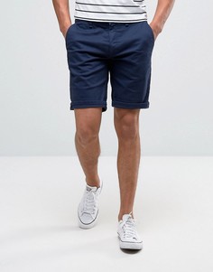 Темно-синие прямые шорты чиносы из эластичной саржи Hilfiger Denim Freddy - Темно-синий