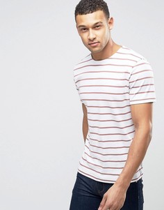 Полосатый топ Selected Homme - Белый