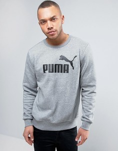 Серый свитшот с круглым вырезом Puma ESS No.1 838252 03 - Серый
