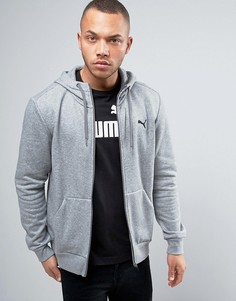 Серое худи на молнии Puma ESS 838256 03 - Серый