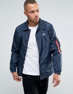 Темно-синяя спортивная куртка Alpha Industries - Темно-синий