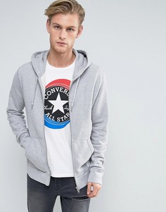 Худи серого цвета Converse Essentials Luxe 10000655-A07 - Серый