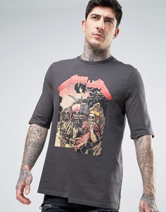 Футболка с принтом группы Metallica ASOS - Черный